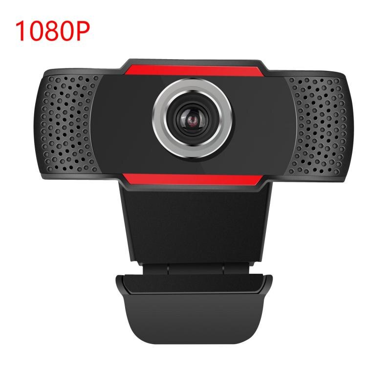 Webcam Full Hd 1080P Webcam Usb Webcamera Met Mic Mini Computer Camera Web Cam Flexibele Draaibare Voor Computer Laptops desktop: type 2 1080p