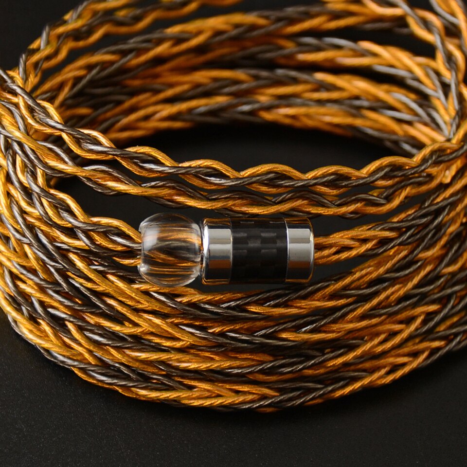 Nicehck  c8-1 8 core verzilverde 2.5/3.5/4.4mm gebalanceerde kabel  to 0.75 0.78 2 pin/mmcx connector hifi upgrade kabel voor  db3 tfz