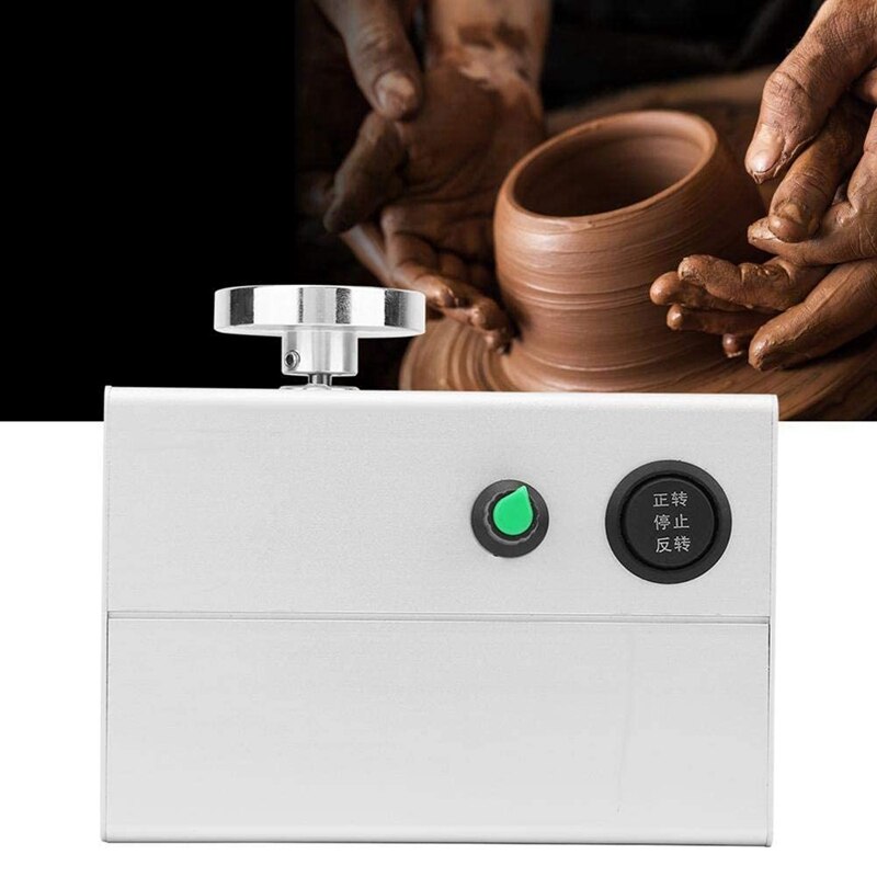 Bmby-mini keramikhjul usb aluminiumlegering keramiskt dressingverktyg för skolundervisning och keramik diy butik