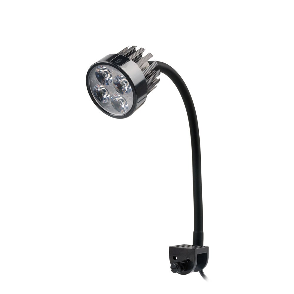 NICREW Aquarium LED Spotlight Clip-On LED Lighting Touch Sensor Switch White LED Clamp Lamp for Fish Tank 4000-12000K 4W 480LM: 12000K