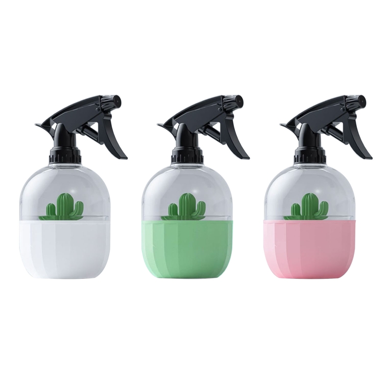 Bouteille de pulvérisation Cactus 500ml, Portable, brumisateur vide, buse de pulvérisation réglable pour pression manuelle, plantes domestiques