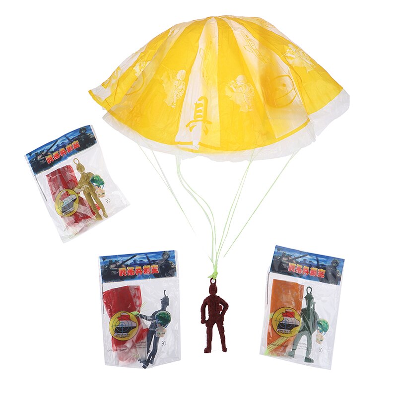 6Cm 10G Parachutisten Parachute Soldaten Kids Kinderen Outdoor Sport Hand Gooien Speelgoed Parachute Voor Kinderen