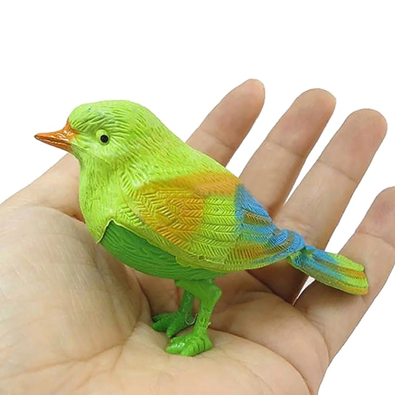 Funny Sound Voice Control Activate Chirping Singing Bird Toy