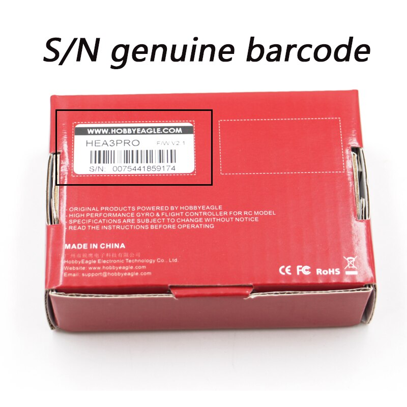 100% genuine HobbyEagle A3 Pro Flight Controller 6-axis airplane gyro & stabilizer System for RC 3D trick Airplane Fixed Wing