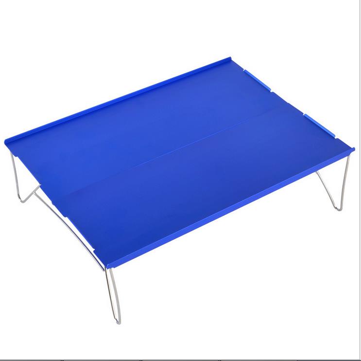 Foldebord bærbar indendørs udendørs picnic fest spisebord campingborde: Blå