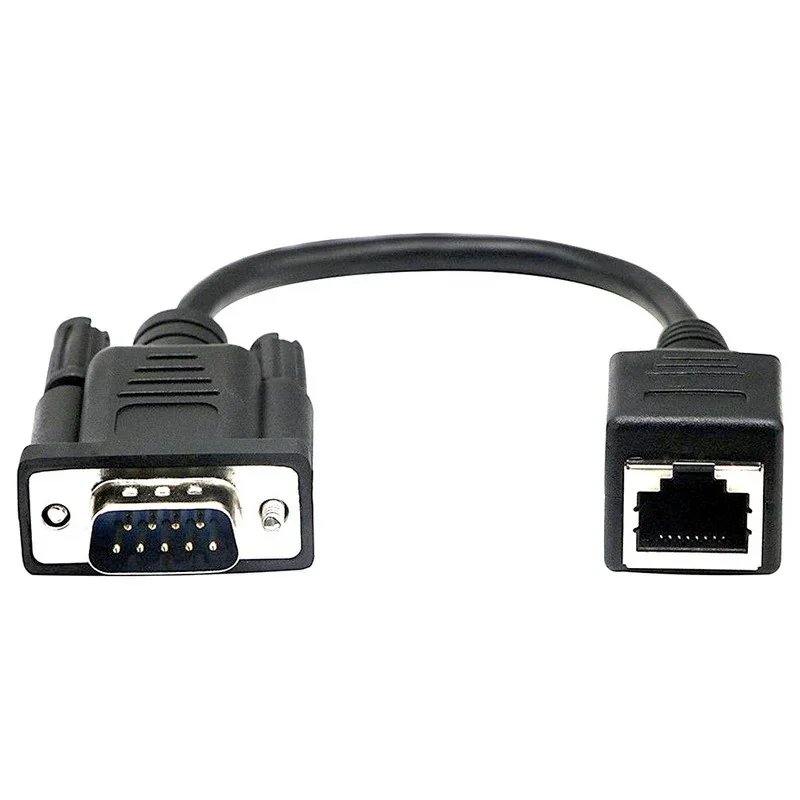 RJ45 naar VGA Extender Male naar LAN CAT5 CAT6 RJ45 Netwerk Ethernet Kabel Vrouwelijke Adapter Computer Extra Schakelaar Converter