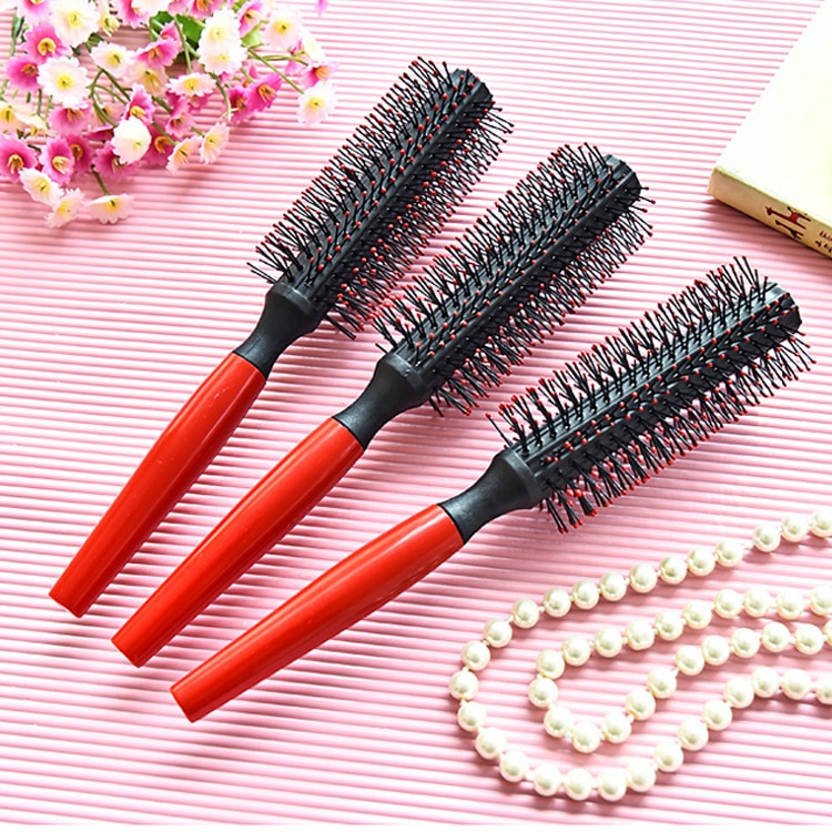 1pcs Round Hair Care Brush Salon Comb Anti-static Wavy Curly Styling Dressing Curling Comb Hair Styling Tool