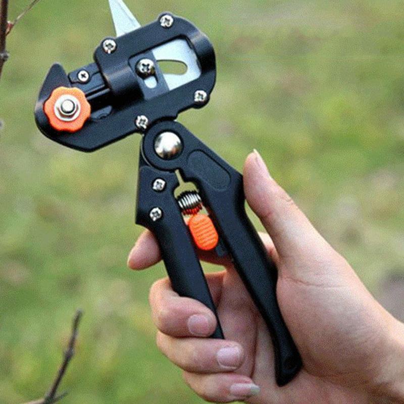 Garden Fruit Tree Pruning Shears Scissor Grafting Cutting Tool with Blade Hand-Held Grafting Shears Pruner Garden Tools Set