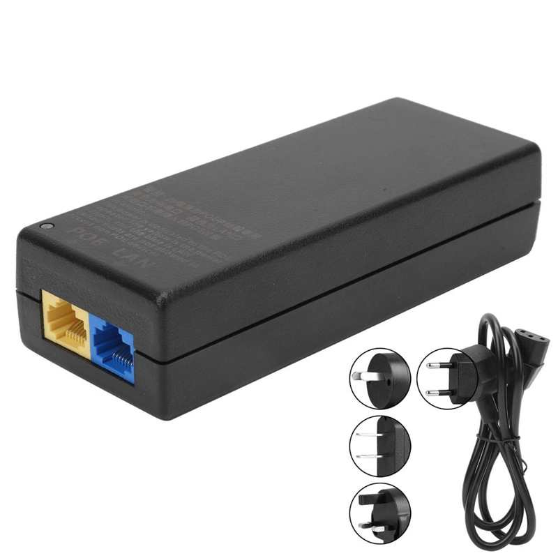 bnc connector 4-Way POE Repeater Power Supply Adapter Injector for CCTV Security Surveillance 110-264V