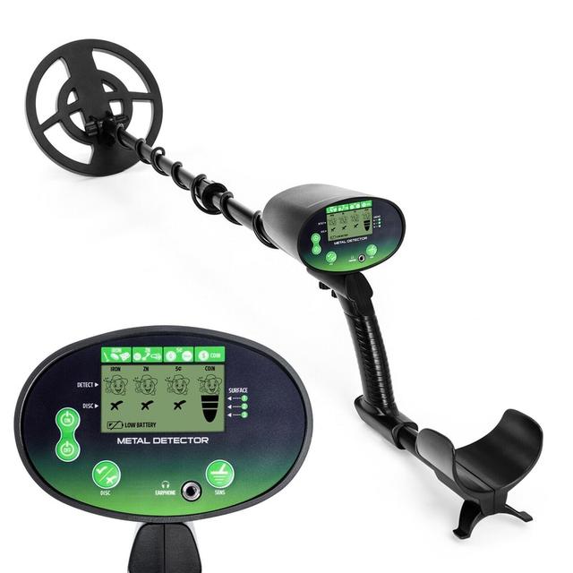 Detector de oro subterráneo GT620G, buscador de oro con pantalla LCD, bobina de búsqueda impermeable: Metal Detector