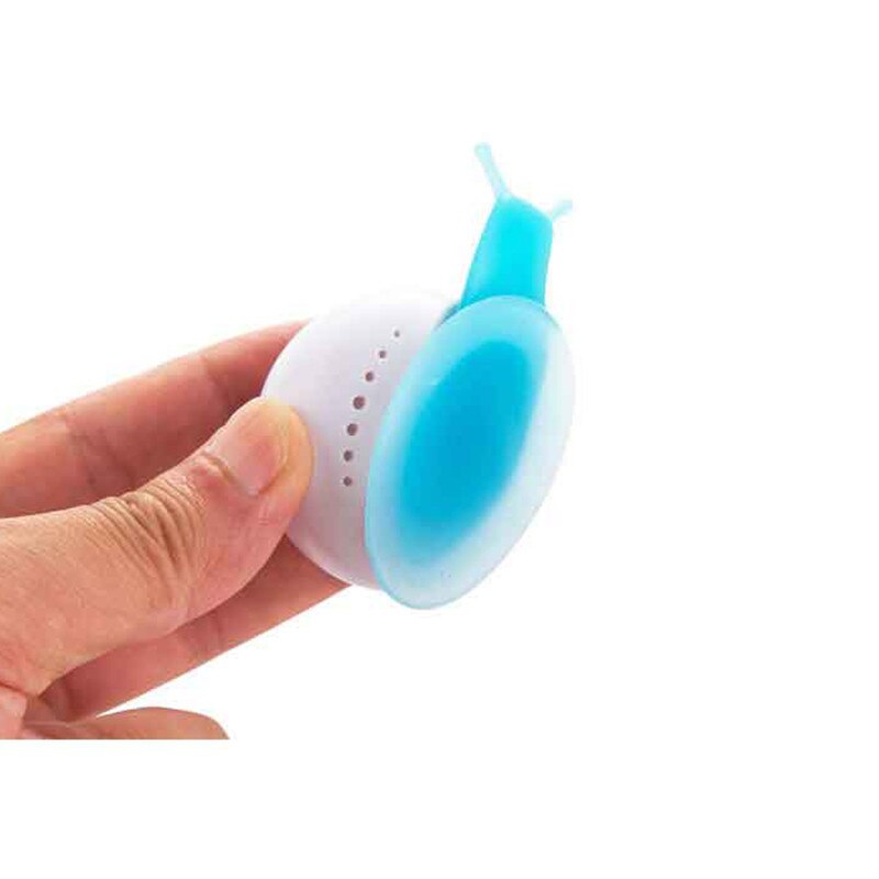Genanvendelig indendørs bil luftfrisker sød snegleform sugekop garderobe soveværelse badeværelse toilet deodorant solid luftfrisker