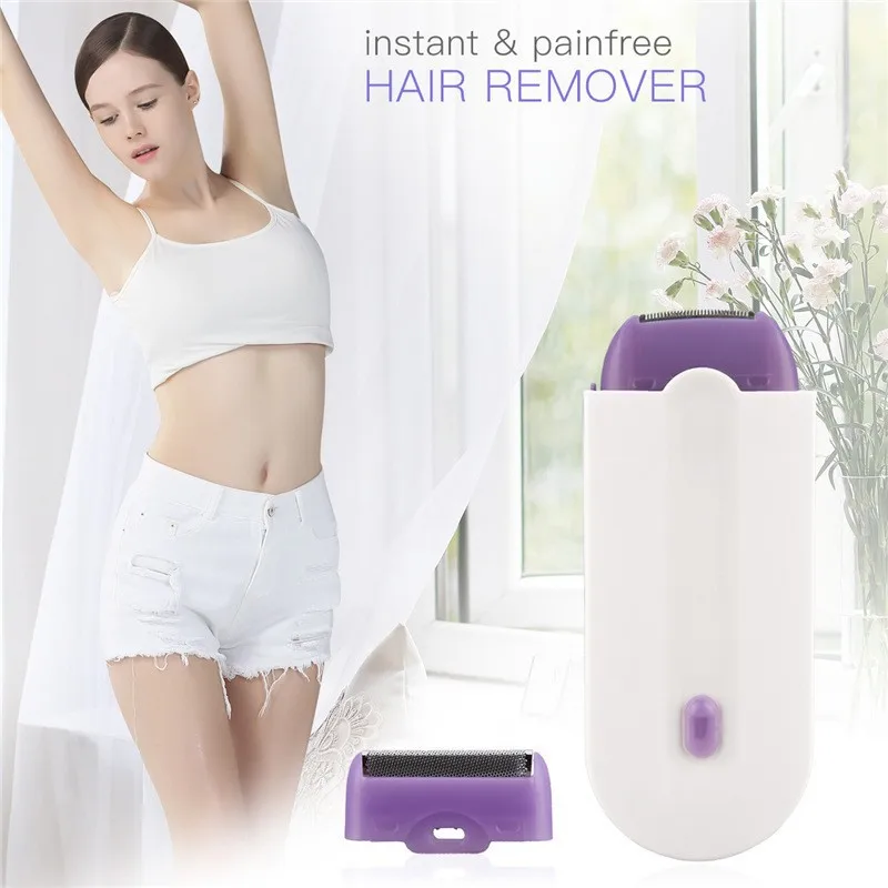 Elektrisk epilator elektrisk rakapparat rakhyvel mini uppladdningsbar borttagning smärtfri hårborttagning ansiktsepilator för ansiktet kropp