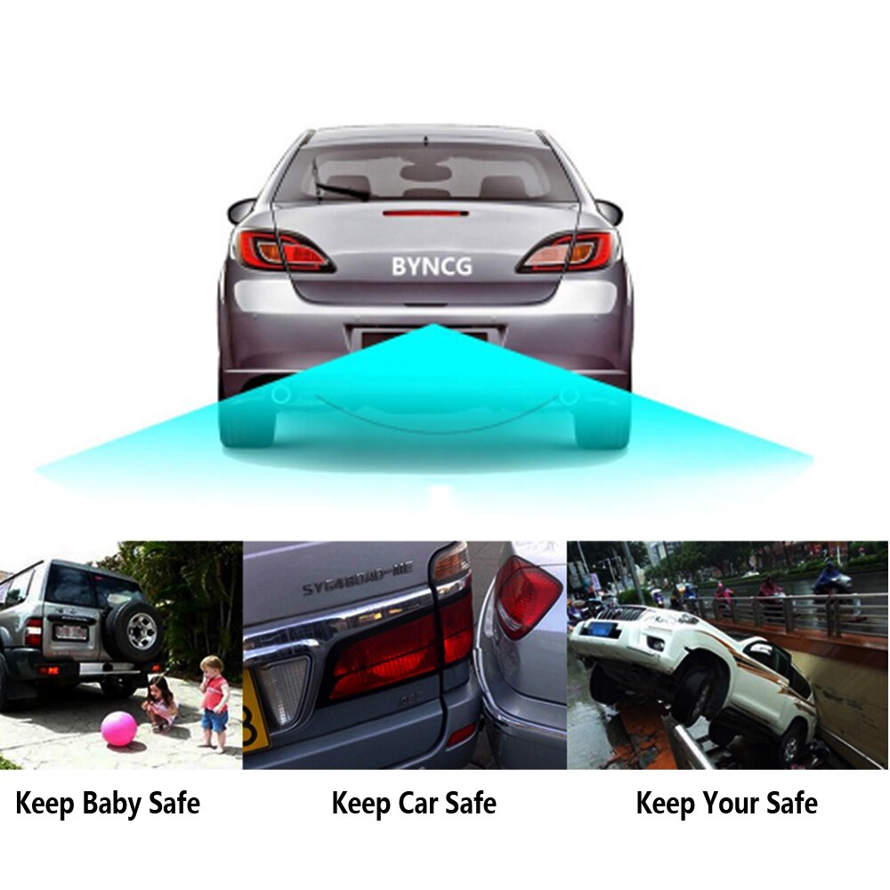 BYNCG 4,3 &quot;Auto Rückspiegel Monitor Auto Parkplatz System + LED Nachtsicht Sicherung umkehren Kamera CCD Auto Hinten Aussicht Kamera