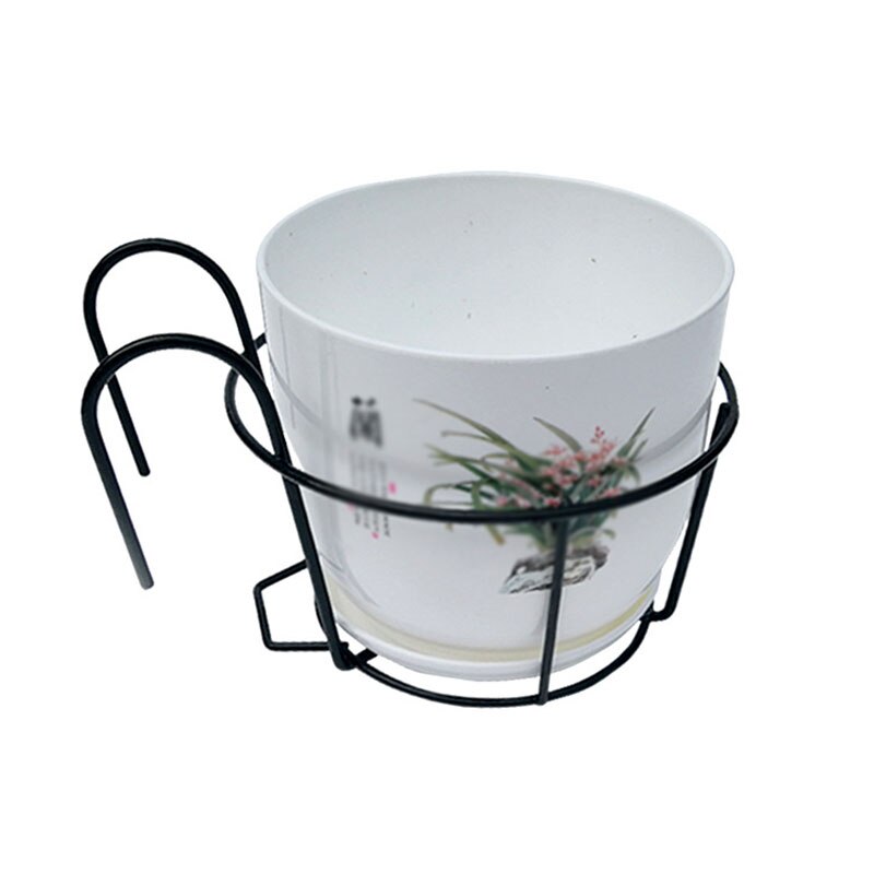 Ronde bloempot rek balkon hangende planten ijzeren rekken planten hangende bloemenrek tuinbenodigdheden plank rek tuin
