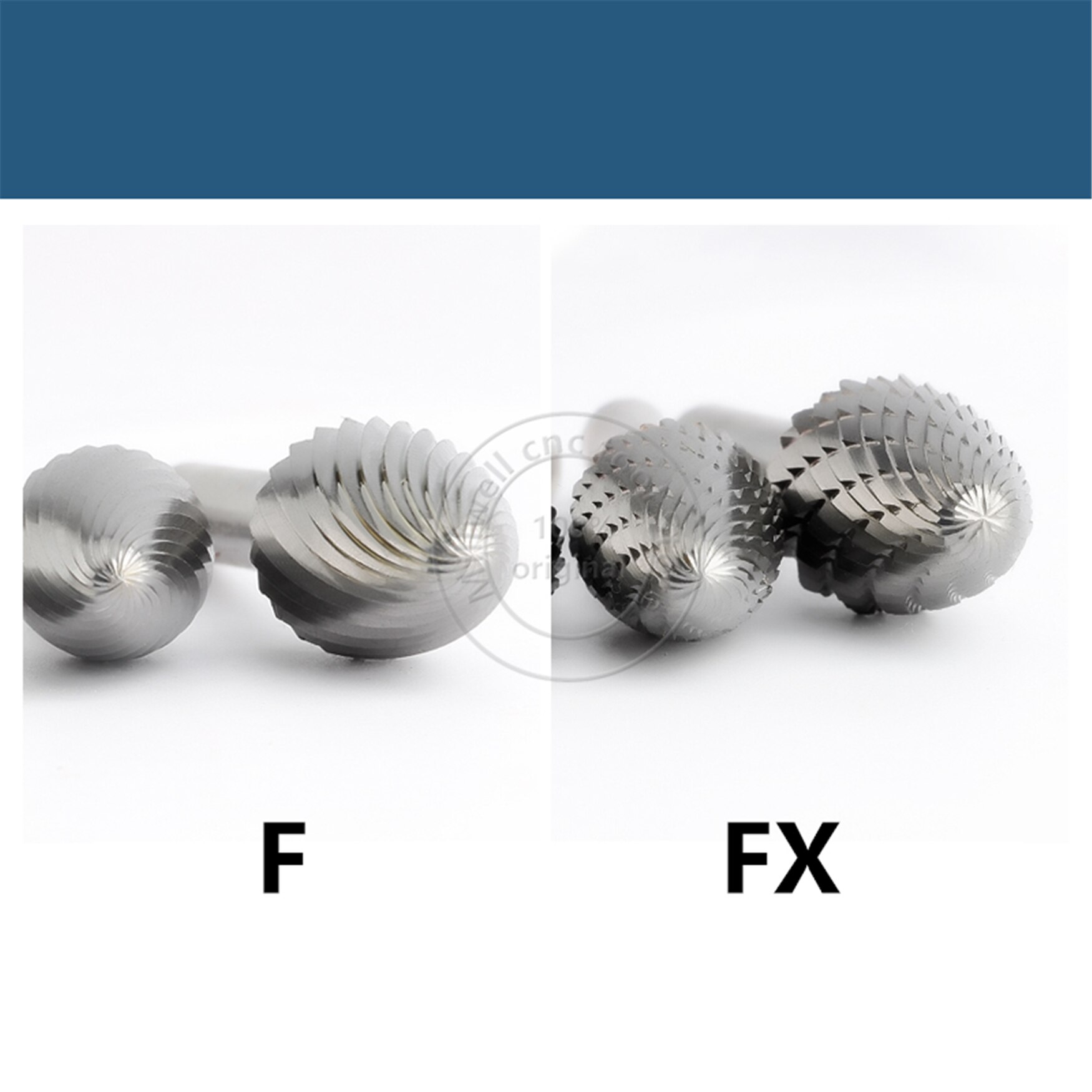 1pcs-free Vhm Tungsten Staal Frees, 6Mm Schacht F Type Metalen Elektrische Slijpen Hoofd, polijsten Tool