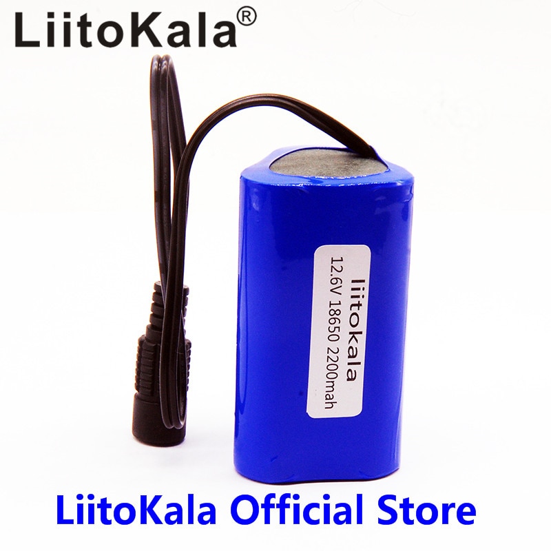 Liitokala Draagbare 12V 2200 Mah 18650 Oplaadbare Lithium Batterij Batterijen Pack Voor Cctv Camera Mid Gps 2200mah