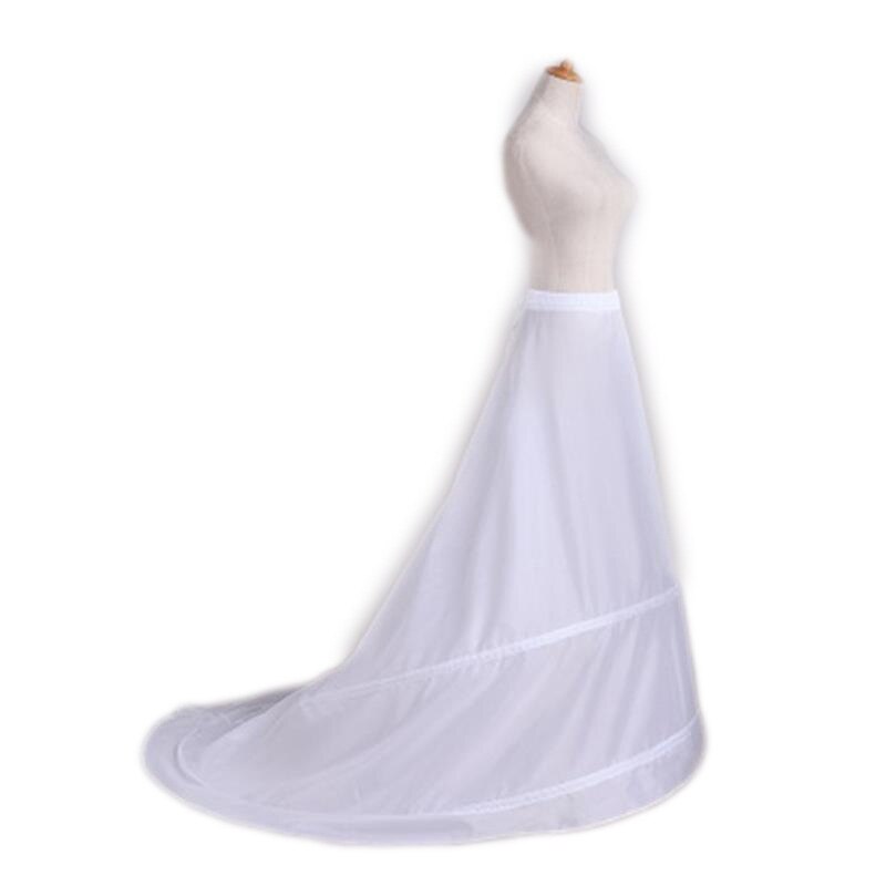 Top a-lijn 2 hoepel bruids petticoat crinoline onderrok dames bruids petticoats