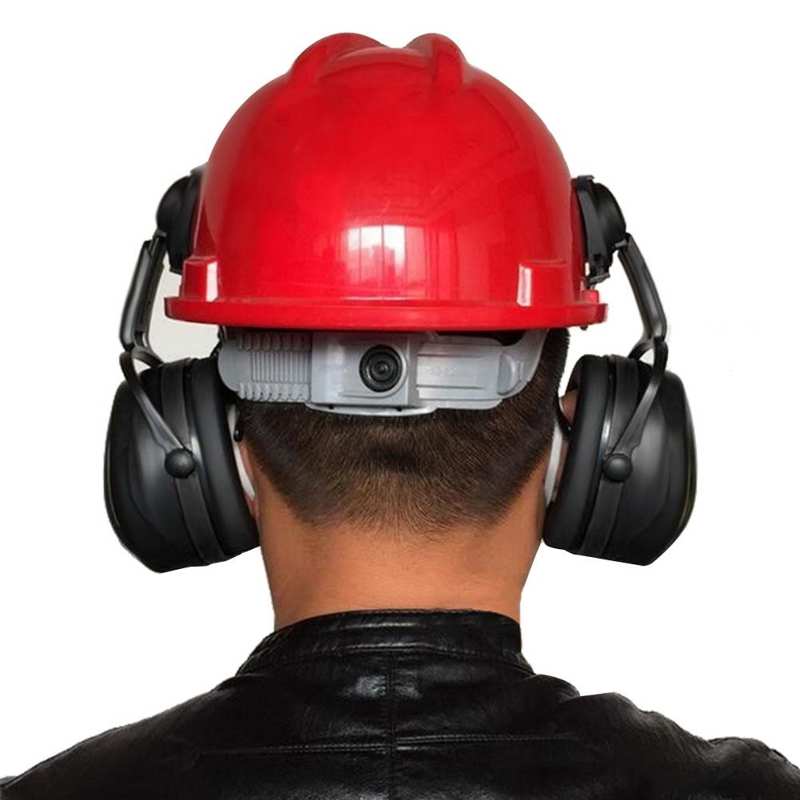 Ear Protector Noise Reduction Safety Hard Hat Soundproof Earmuffs for Hearing Protection Earmuff Adjustable Earing Protection