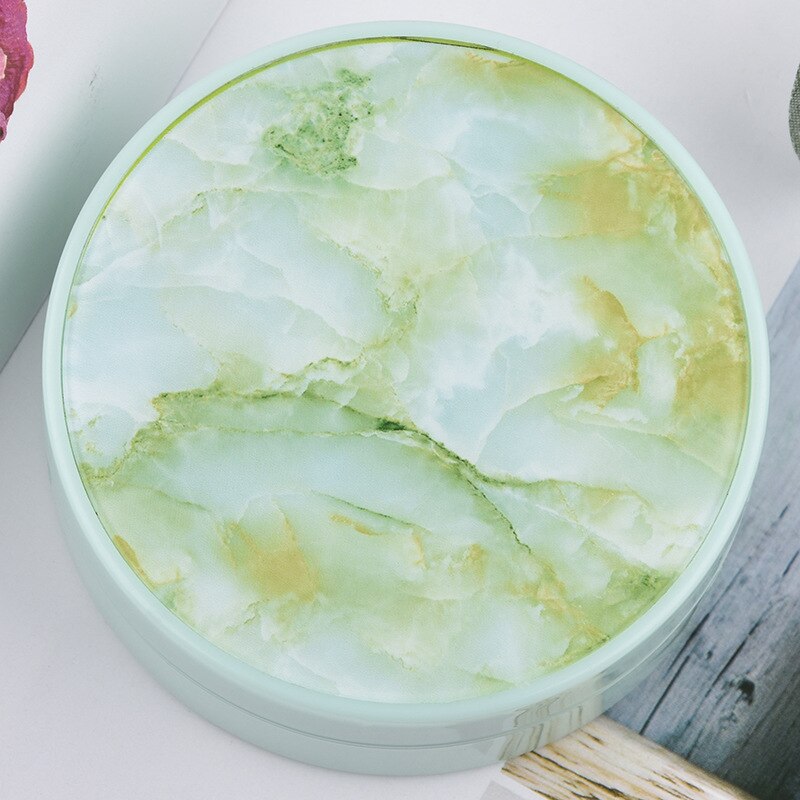 Ogen Zorg Container Leuke Ronde Lens Case Spiegel Reizen Bril Lenzen Klassieke Doos Kit Houder Marmer Contact Lens Case