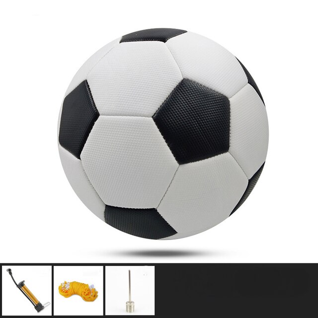 Regular 11 Player Football Field Ball Standard Size 5 Soccer PVC Material Wear-resistant Durable Youth Training Ball: B2 (Configuration 2)