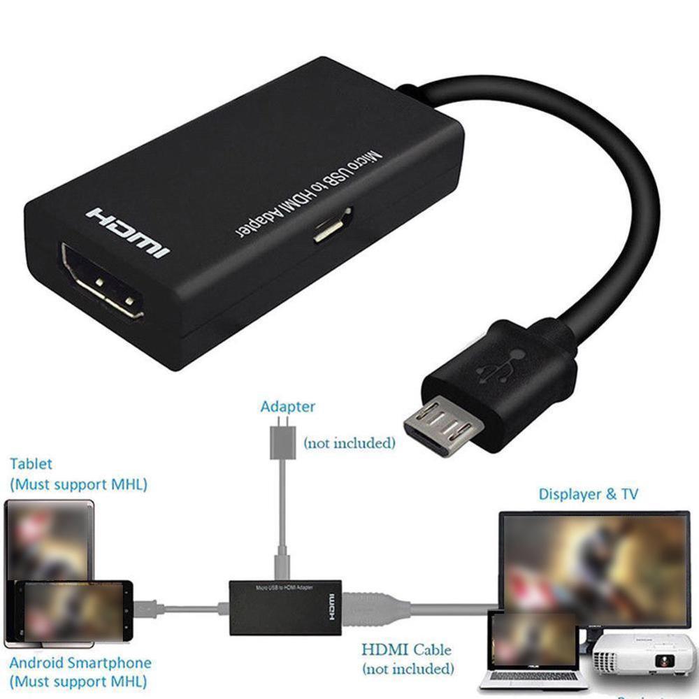 Micro Usb 2.0 Mhl Naar Hdmi Kabel Hd 1080P Voor Android Voor Samsung Htc Lg Android Hdmi Converter Mini mirco Usb Adapter