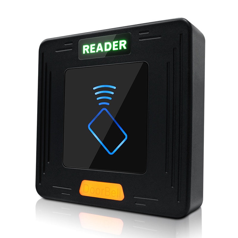RFID reader, ID reader 125K, black colour ,wiegand 26/34 ourput, suit for connect to Access Control sn:D1