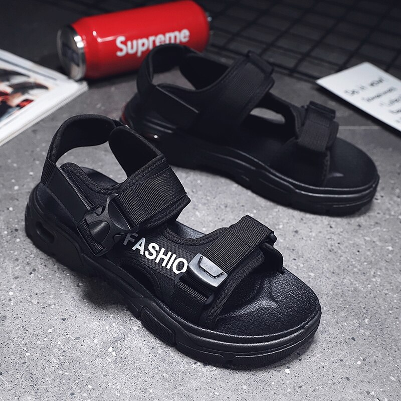 Men Sandals Summer Slipper Air Cusion Outdoor Sandal Men Sandal Casual Buckle Strap Comfortable Beach Shoe