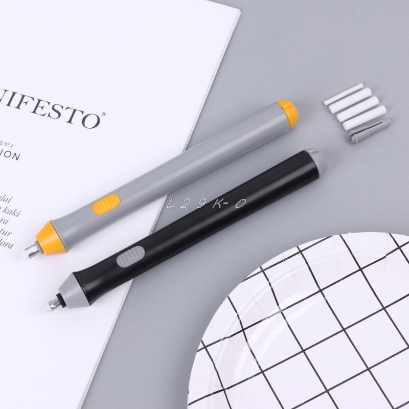 Electric Rubber Eraser Sketch Drawing Erasing Battery Office Stationery School Supplies