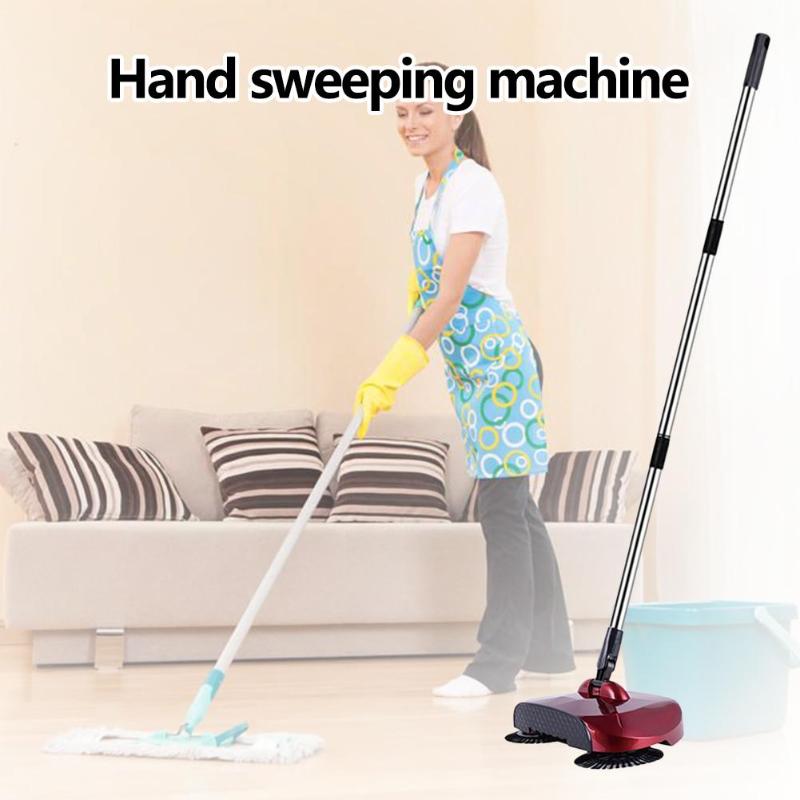 Long Handle Sweeping Machine Push Type Hand Push Magic Broom Dustpan Handle Household Cleaning Package Hand Push Sweeper mop