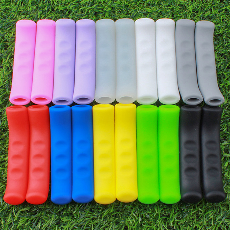 Manchon de poignée de frein de vélo, poignées VTT en silicone, housse de protection de guidon, équipement de cyclisme anti-alde, accessoires de vélo