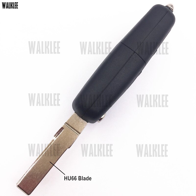 WALKLEE Upgrade Key for VW/VolksWagen Car Remote Sharan 5WK4 790/97/98 433.92 MHz without Immobilizer Chip