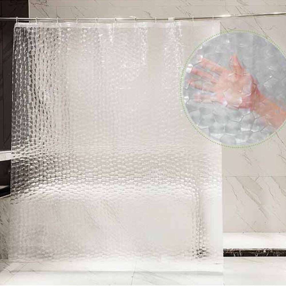 Feuille de plante tropicale Monstera Cactus rideau de douche rideau de salle de bain tissu imperméable Polyester résistant à la moisissure: B 180x180cm