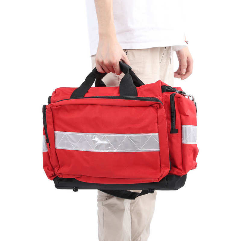 Portable Nylon Emergency Aid Tools Empty Storage Bag Emergency Trauma Kit Pouch Reflective Stripe Bag