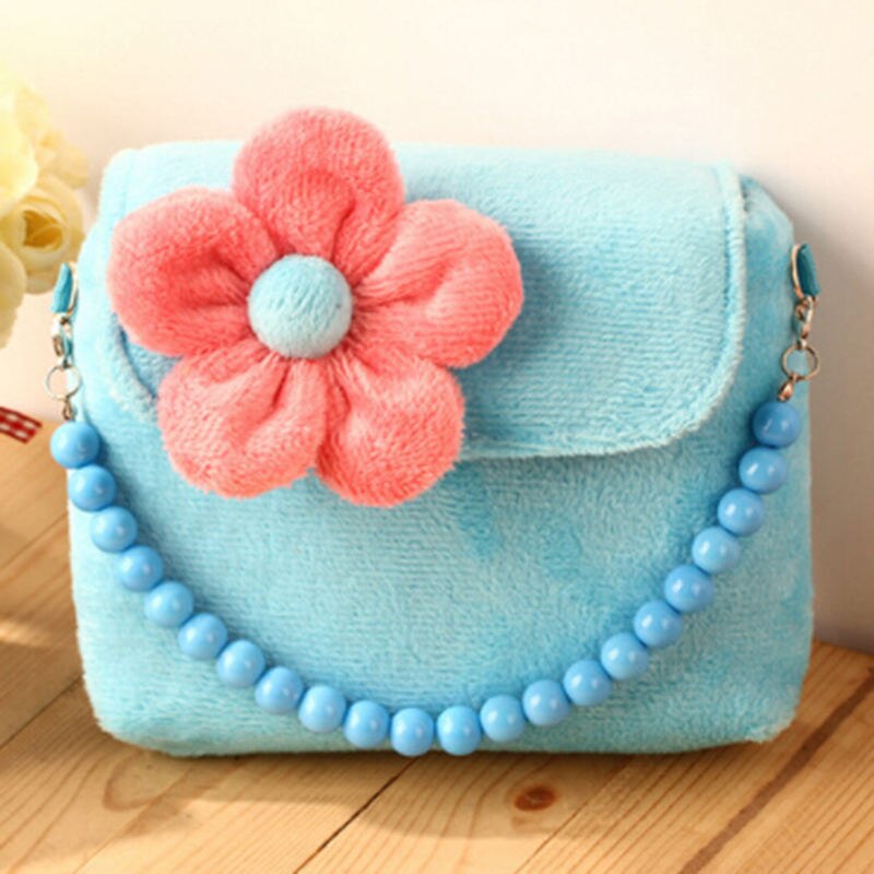 Kinderen meisjes mooie prinses bloem messenger bag kinderen kleine handtas schoudertas portemonnees 4 kleuren