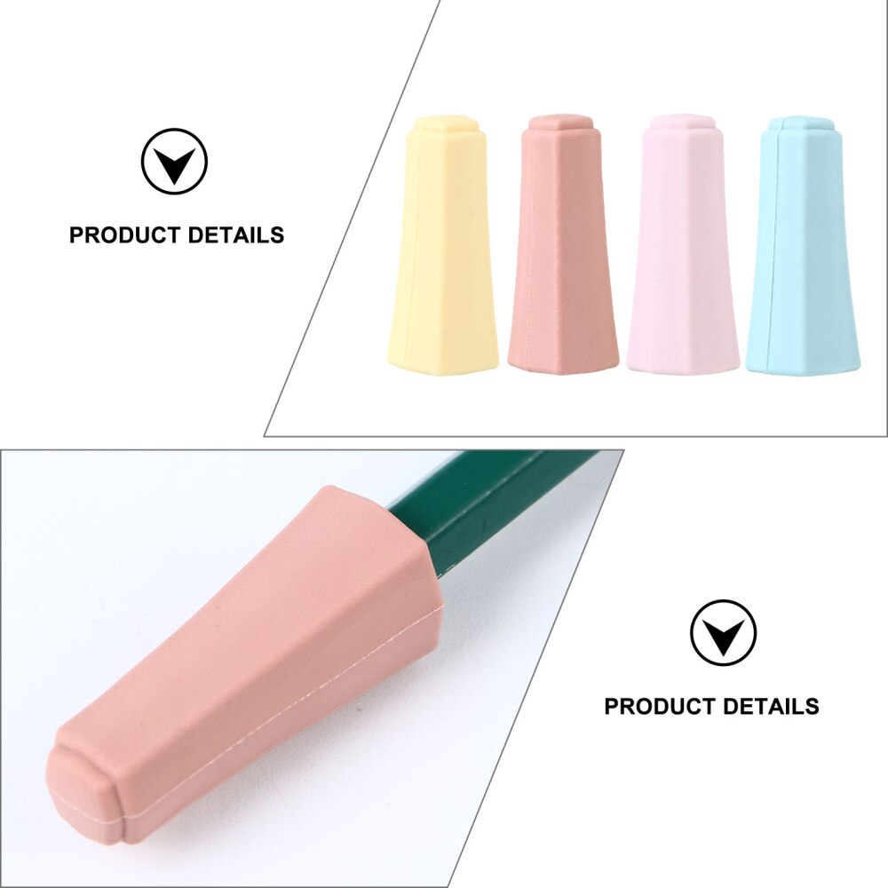 1 Set Cartoon Potlood Cap Sleeve Cover Potlood Extender Protector
