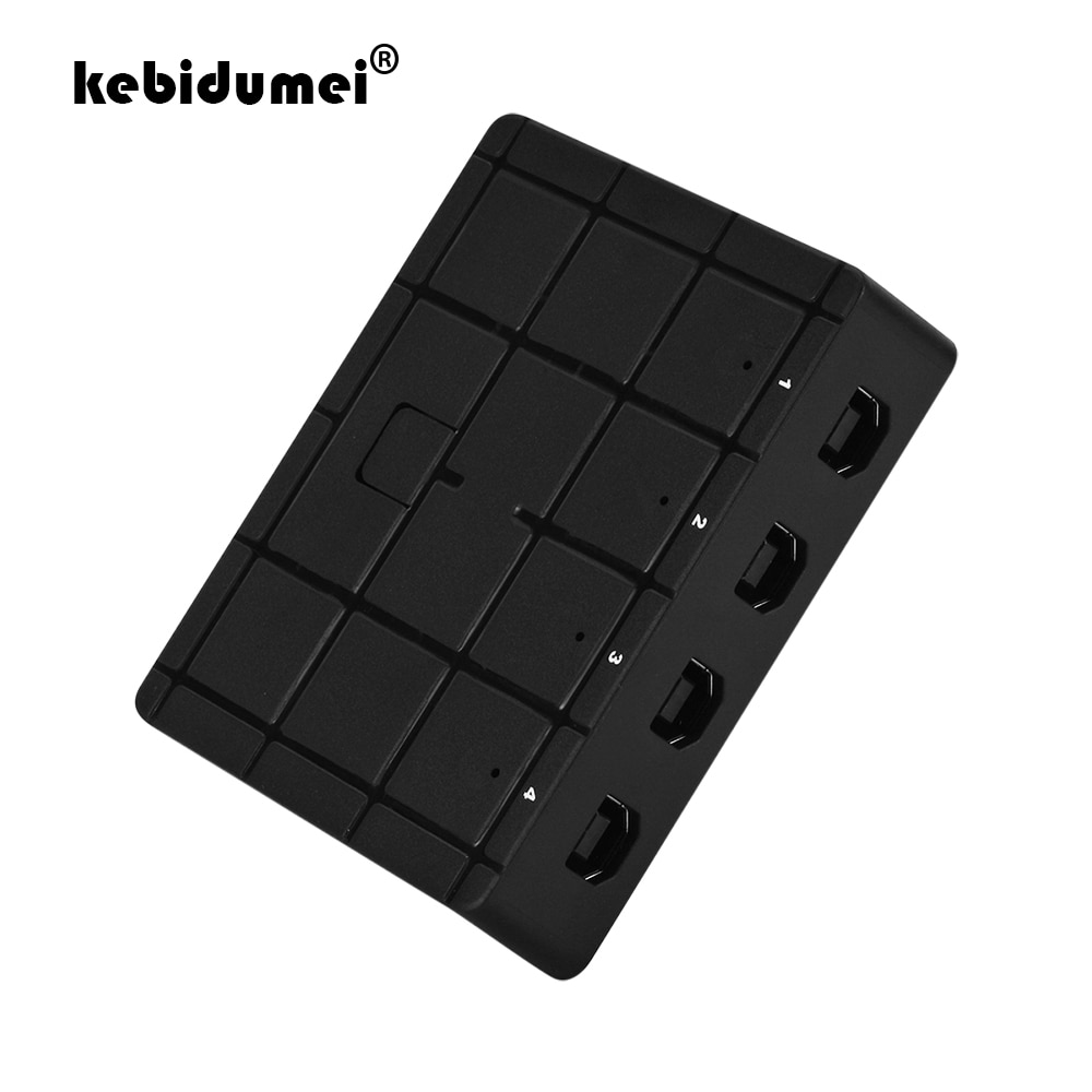 KVM Switch USB 2.0 Switch Selector 2/4 Port PCs Sharing 4 Devices USB 2.0 for Keyboard Mouse Scanner Printer Kvm Switch