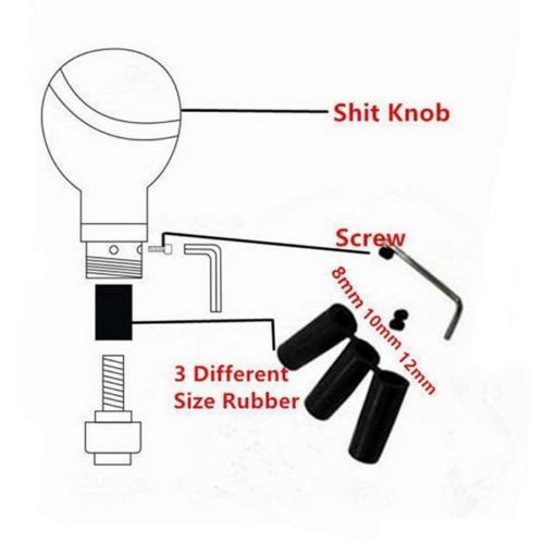 Universal Aluminum Car Automatic Gear Stick Shift Knob Shifter Lever Car Accessories