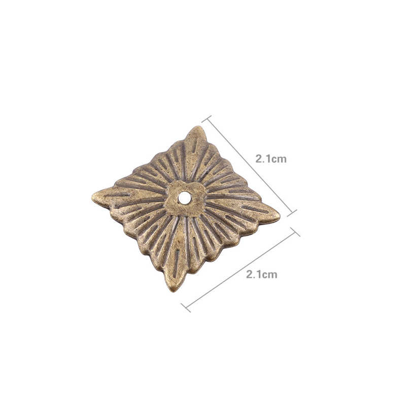 Tachuela decorativa Vintage para muebles, tachuela decorativa con etiqueta metálica de bronce para muebles, sofá y puerta de zapatos, 100 Uds.