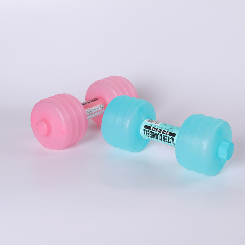 1kg Weight Loss Water Dumbbell Adjustable Gym Exercise Equipment Home Fitness Gym For Fitness Aquatic Barbell Gym Weight Loss