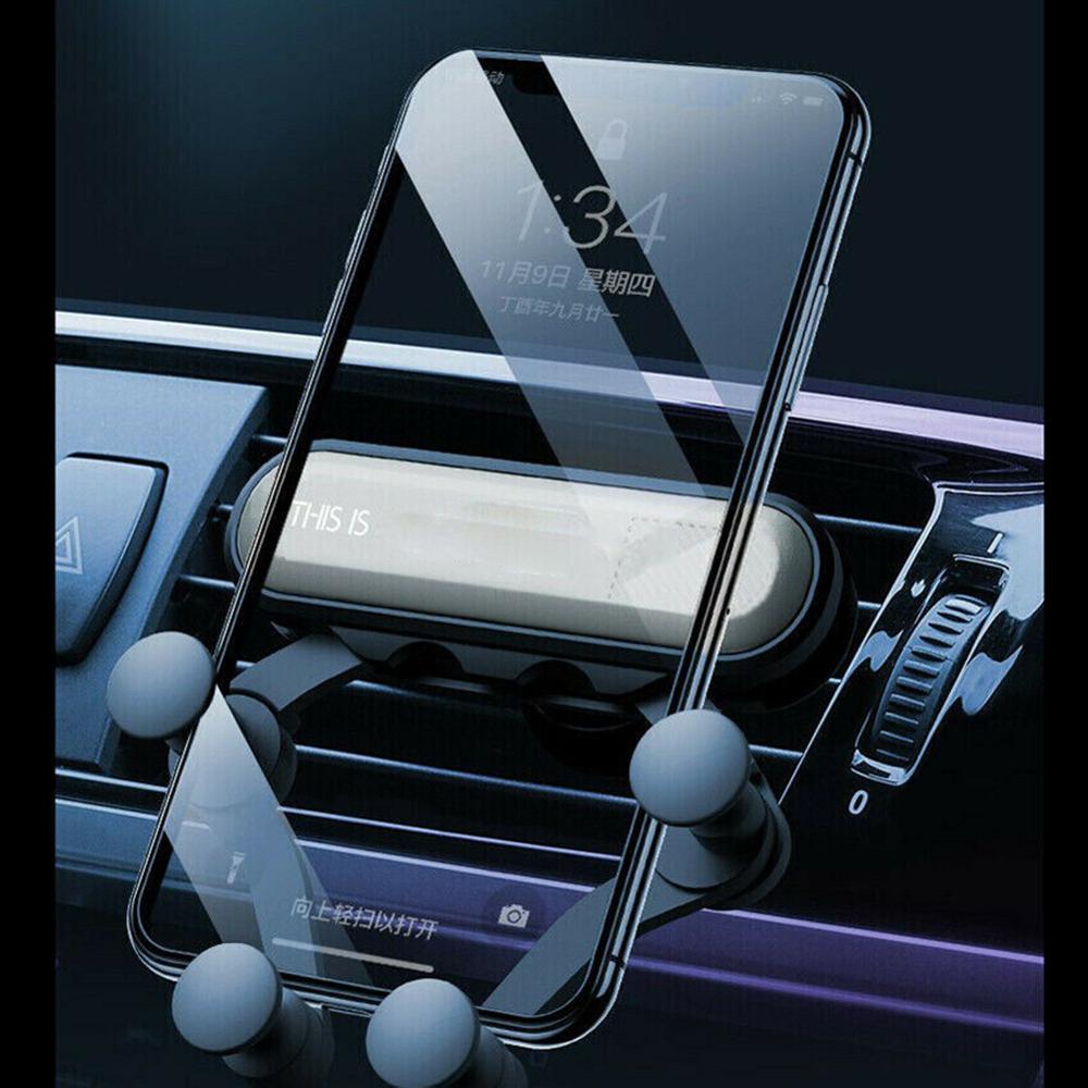 Gravity biltelefonhållare för iphone x xs max samsung  s9 in bilventilationsfäste bilhållare för xiaomi huawei mobiltelefonställ
