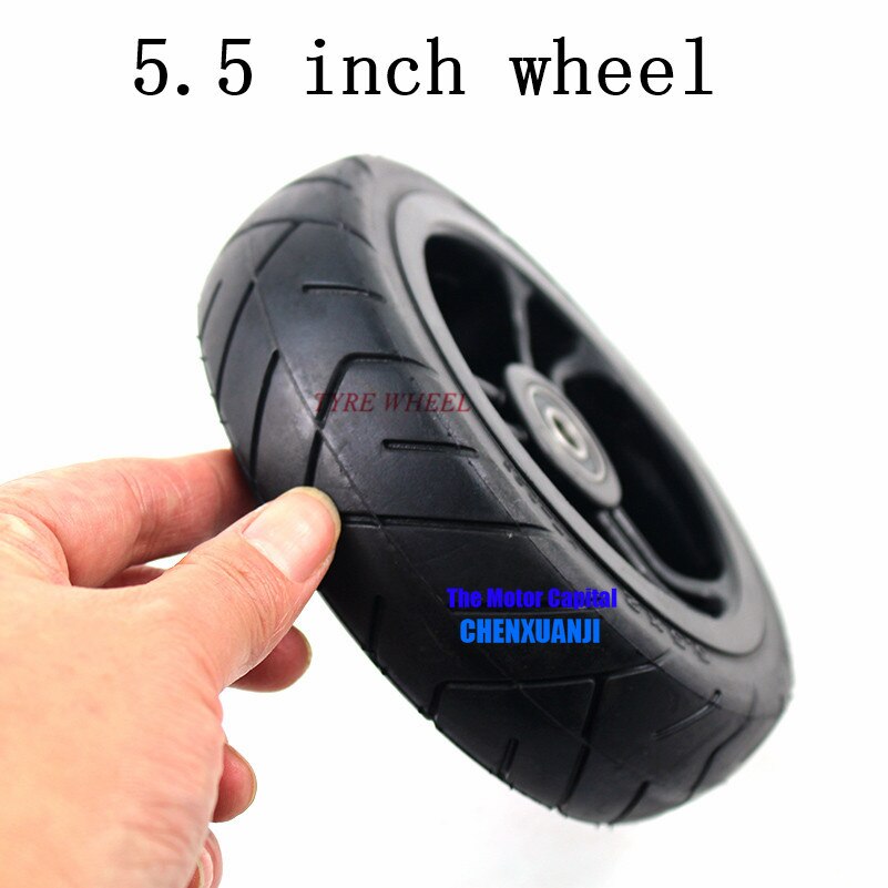 Overlegen 5.5 tommer scooter hjul scooter dæk til kørestol baghjul fabrik originale scooter hjul