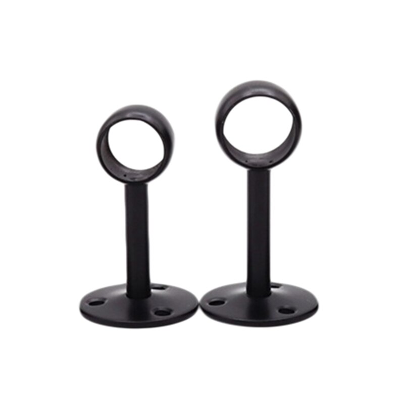 Hardware Woonkamer Plafond Mount Rvs Accessoires Gordijn Staaf Beugel Flens Socket Met Nagels