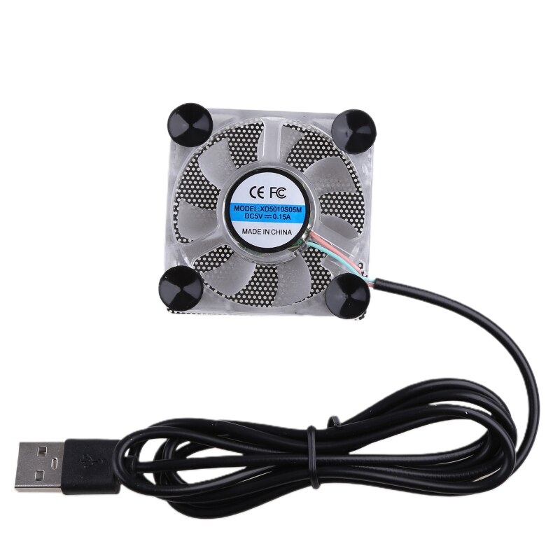 Mini USB Mobile Phone Cooling Pad Cooler Fan Radiator with 4 Small Suction Cup 831D
