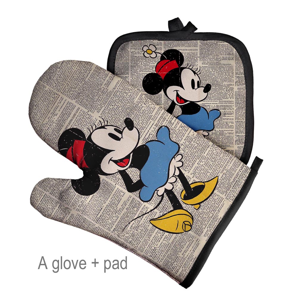 Bageisoleringshandsker til grill eller køkken mikroovn handske grydelap polyester ovnhandsker og grydelapper pad: No2
