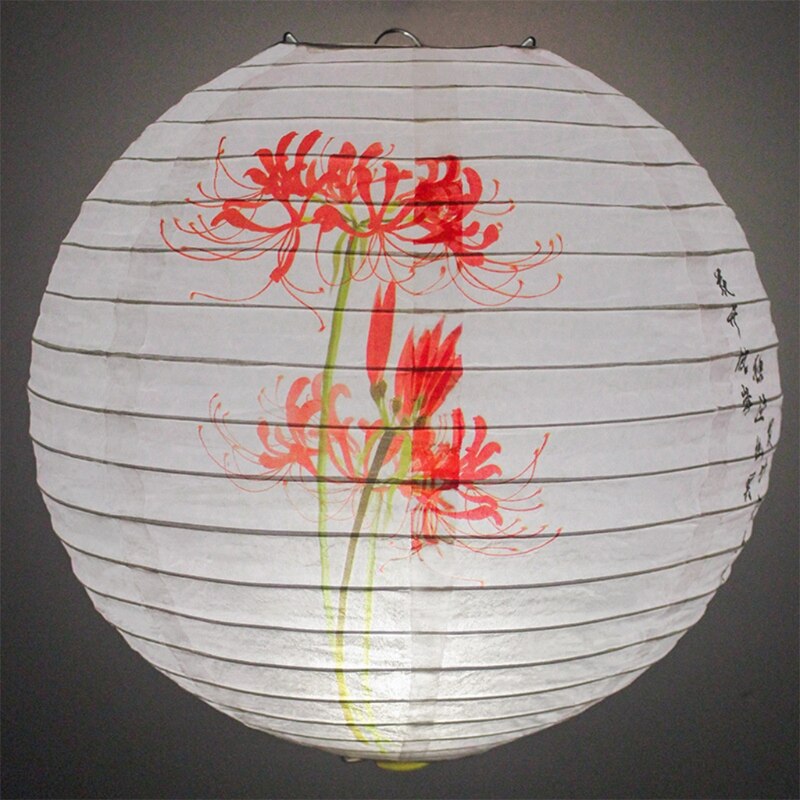 30cm papier rond lanterne abat-jour chinois Style Oriental lumière Restaurant fête de mariage décoration de la maison