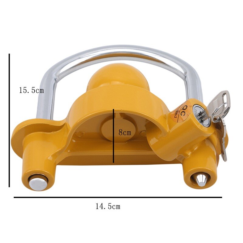 Heavy-Duty Hook Lock Universal Caravan Accessories Trailer Ball Coupler Trailer Lock Heavy-Duty Hook Anti-Theft Lock