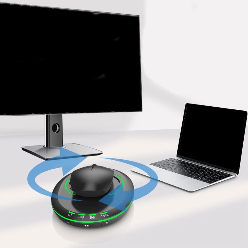 Mover mouse con motor avanzado para uso ininterrumpido PC y eficiencia energética