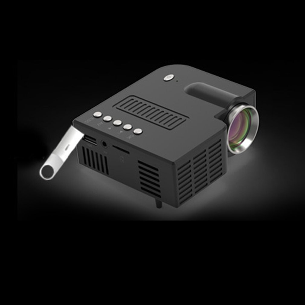 Portátil Mini proyector de vídeo proyector wi-fi LED UC28C 1080P vídeo doméstico cine juego de la película de cine Video de oficina proyector negro