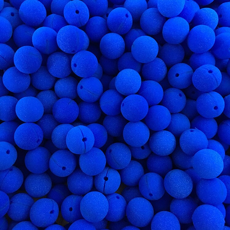 10 stücke Entzückende Blau Ball Schaum Circus Clown Nase Comic Party Halloween Kostüm Magie Kleid Werkzeuge