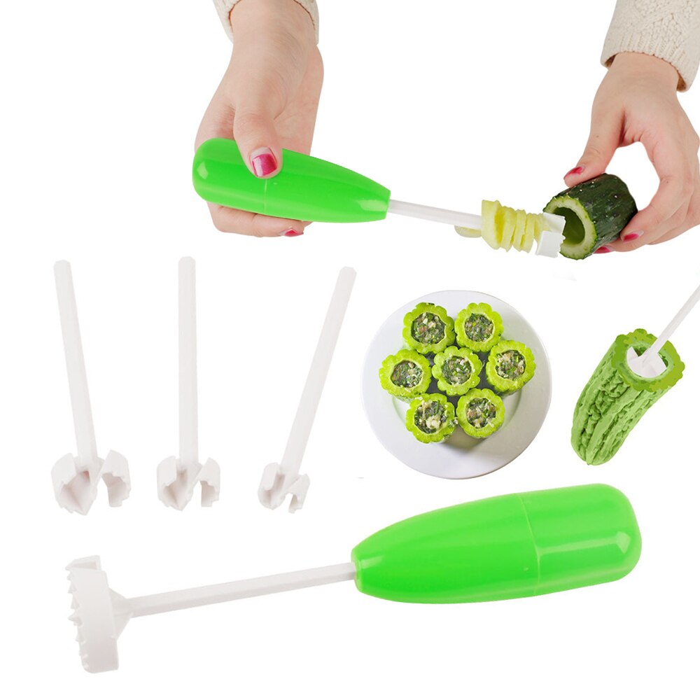 Hamer Stijl Hollow-Out Veggie Boor (1 Set)